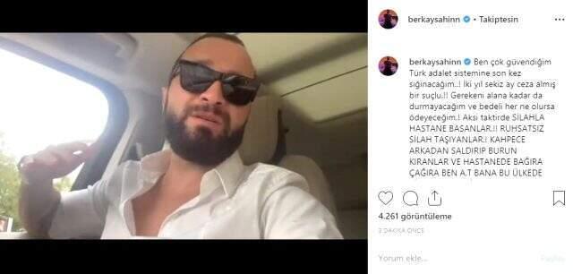Gündem olan dava sonrası Berkay'dan Arda Turan'a zehir zemberek sözler
