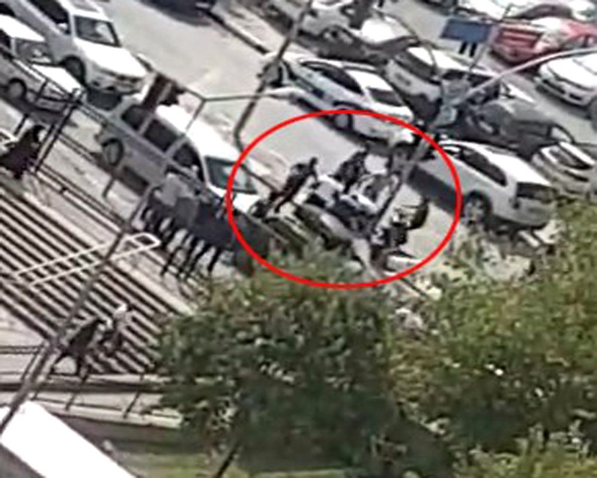 Kartal Anadolu Adliyesi'ndeki silahlı saldırının görüntüleri ortaya çıktı! Büyük panik kamerada