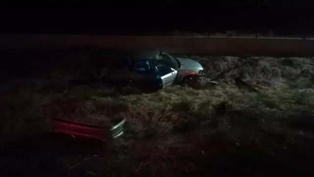 Otomobil şarampole uçtu: 1 ölü, 1 yaralı