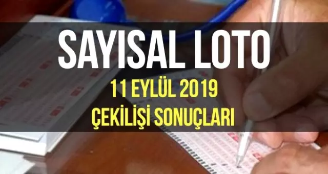 Sayısal Loto sonuçları 11 Eylül 2019 - MPİ 1252. Sayısal Loto çekilişi sonucu