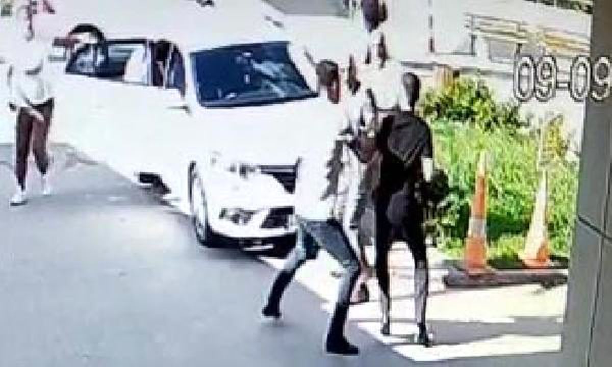 Sendika başkanına saldırı anı kamerada