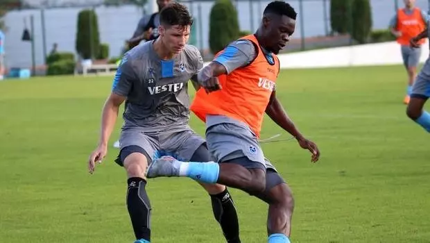 Trabzonspor'da Ekuban ve Campi antrenmanı tamamlayamadı
