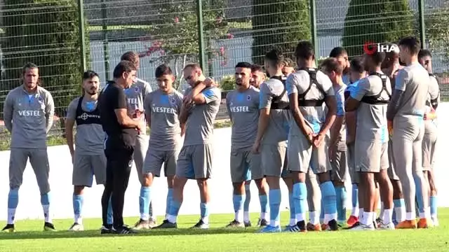 Trabzonspor'da tatsız antrenman Trabzonspor'da tatsız antrenman