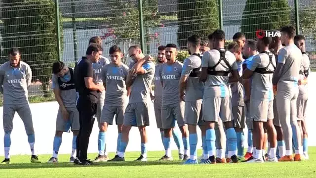 Trabzonspor'da tatsız antrenman Trabzonspor'da tatsız antrenman