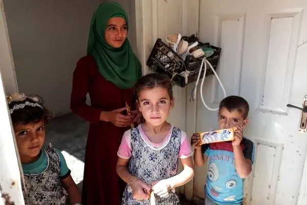 Türk kızılayı, suriye'de 'savaşın çocuklarının' yüzünü güldürdü