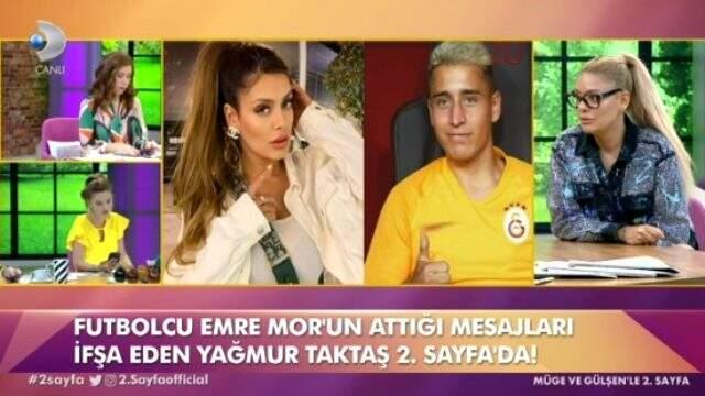 Yağmur Taktaş, mesajlarını ifşa ettiği futbolcu Emre Mor ile yaşadıklarını anlattı