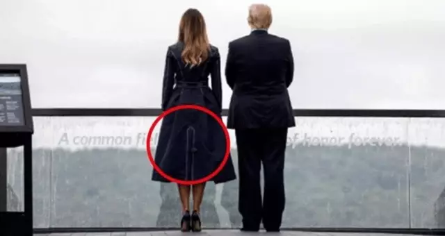 11 Eylül saldırısının yıl dönümünde Melania Trump'ın giydiği kıyafet gündem oldu