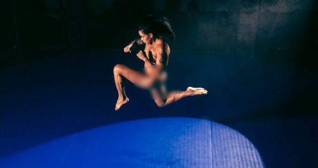 Kafes dövüşü şampiyonu Amanda Nunes, çırılçıplak antrenman yaptı!