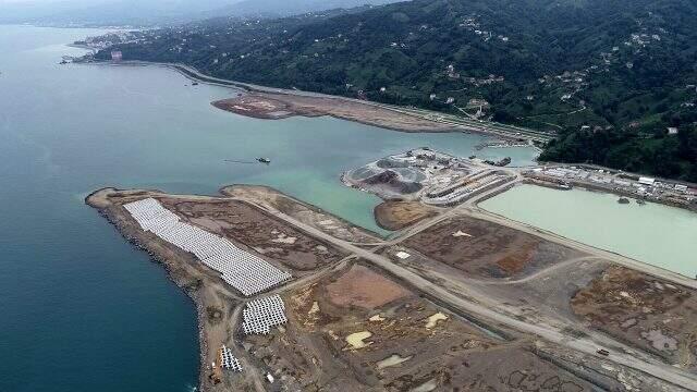 Rize-Artvin Havalimanı'nda dolgu çalışmalarının yüzde 41'i tamamlandı