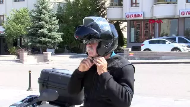 Ankara-67 yaşında, motosikletle 81 ili gezecek Ankara-67 yaşında, motosikletle 81 ili gezecek