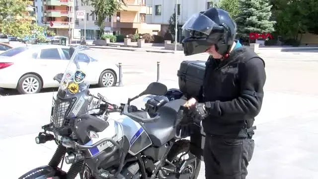 Ankara-67 yaşında, motosikletle 81 ili gezecek Ankara-67 yaşında, motosikletle 81 ili gezecek