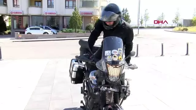 Ankara-67 yaşında, motosikletle 81 ili gezecek