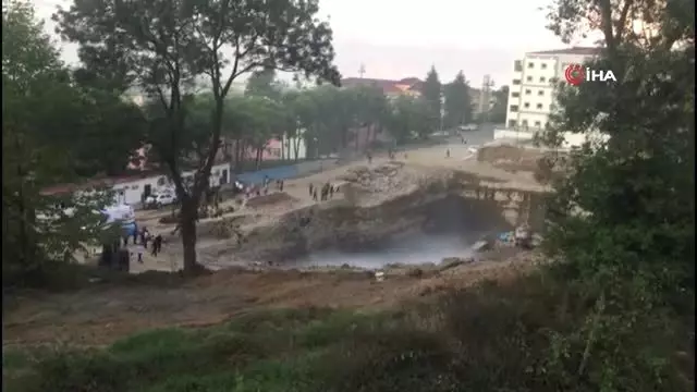 KTÜ Kanuni Kampüsü inşaat alanında patlama
