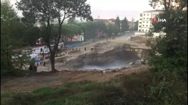 KTÜ Kanuni Kampüsü inşaat alanında patlama KTÜ Kanuni Kampüsü inşaat alanında patlama