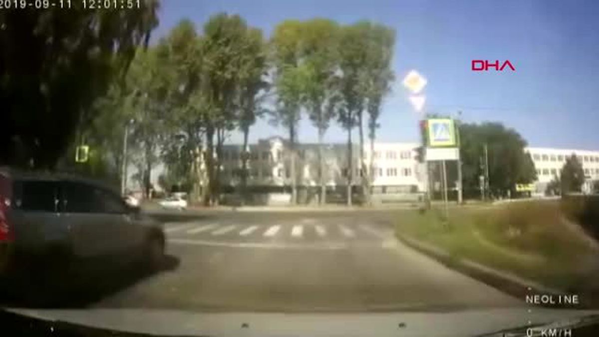 Motosikletli, feci kazadan sağ kurtuldu