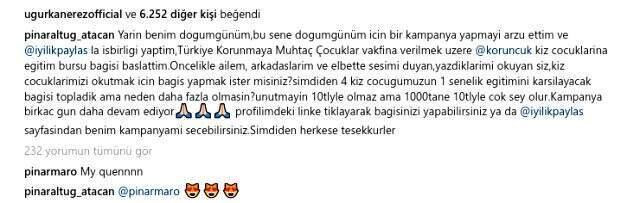 Pınar Altuğ Atacan 13 kız çocuğuna eğitim bursu sağladı