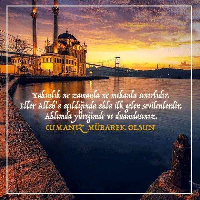 Resimli Cuma mesajları 2019 - Hayırlı Cuma mesajları ile cuma gününü tebrik edin!