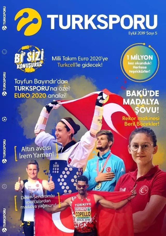 TURKSPORU'nun 5'inci sayısı Dergilik'te TURKSPORU'nun 5'inci sayısı Dergilik'te