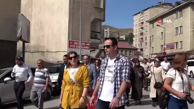 Bitlis'te 'Teröre Lanet' yürüyüşü