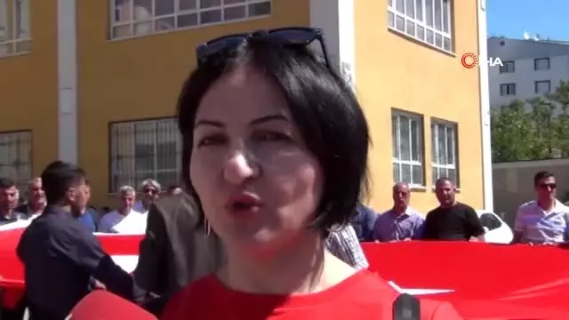 Erciş'te 'Teröre Lanet' mitingi