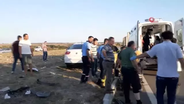 Tekirdağ'da trafik kazası: 8 Yaralı