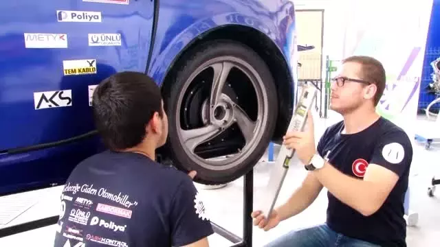 Üniversite öğrencilerinden elektrikli otomobil Üniversite öğrencilerinden elektrikli otomobil