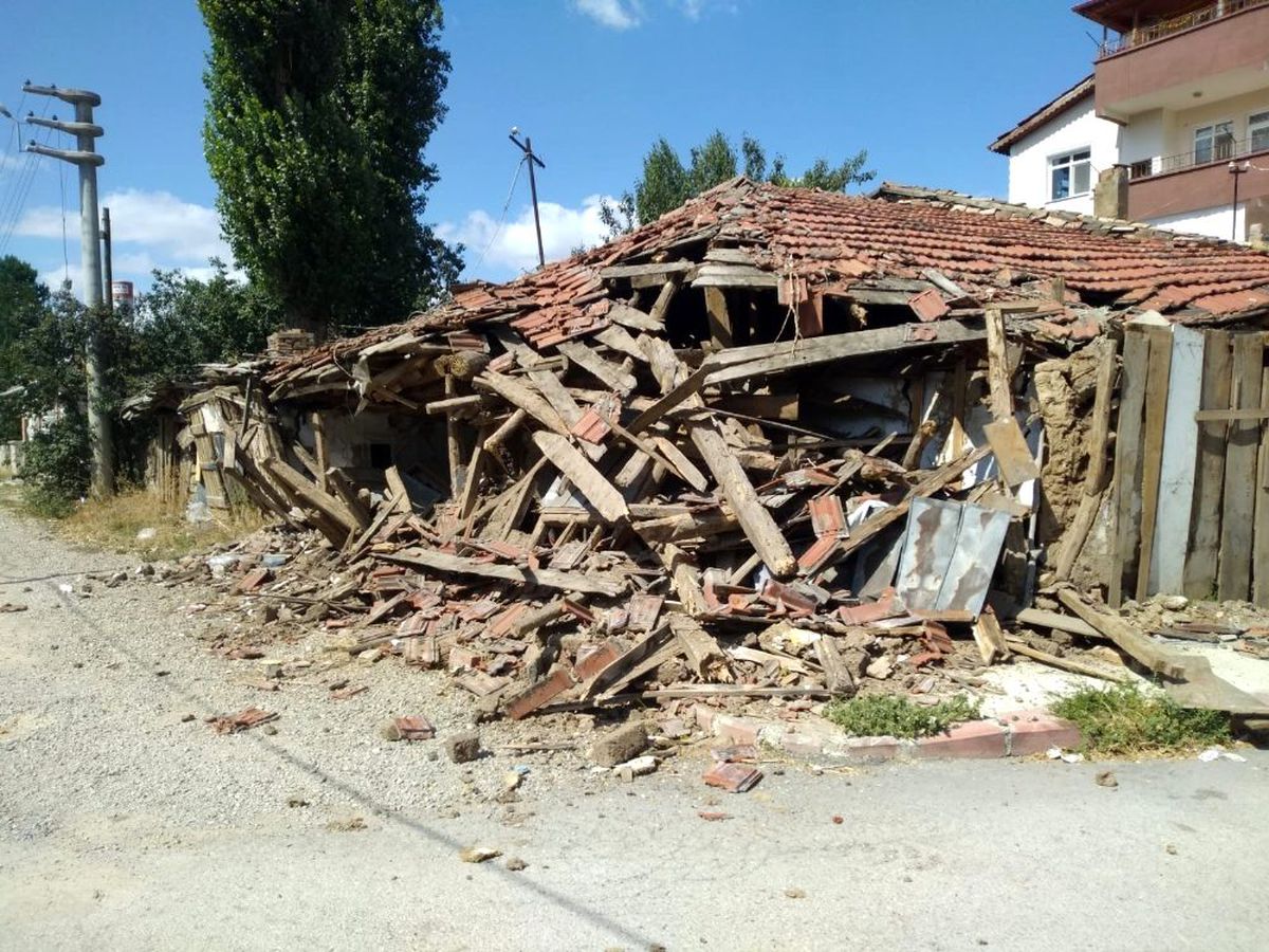 Çerkeş'teki depremin yeni görüntüleri ortaya çıktı