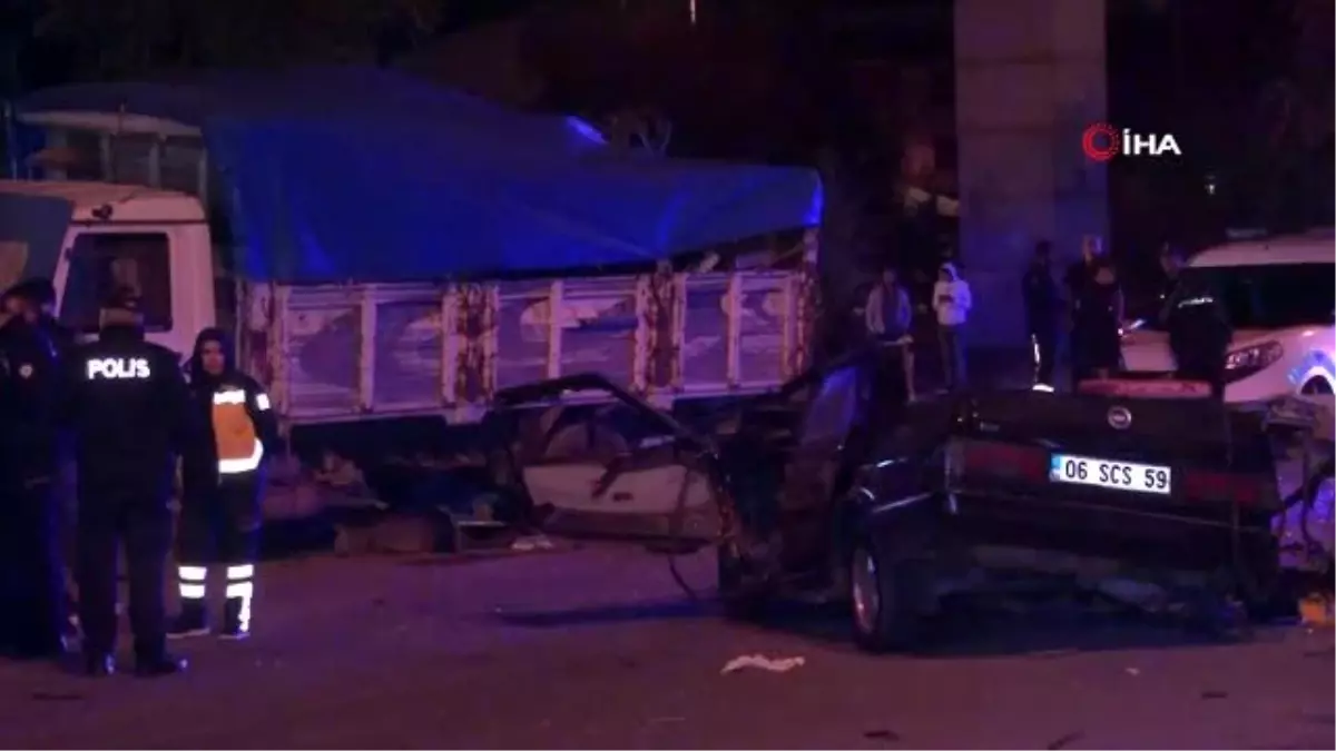 Polisin 'dur' ihtarına uymayan driftçiler kaza yaptı: 2 ölü 1 yaralı