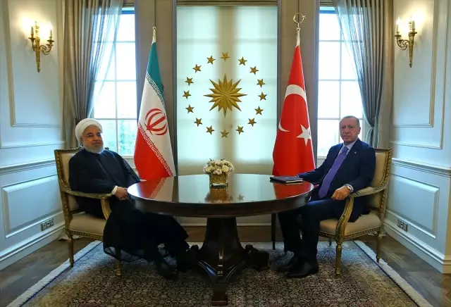 Erdoğan-Ruhani görüşmesi başladı