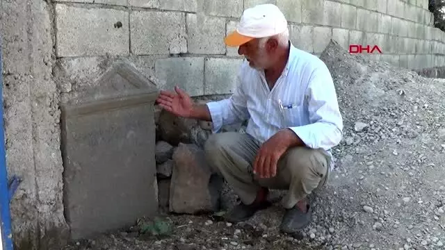 Gaziantep bahçe duvarında tarihi keşif Gaziantep bahçe duvarında tarihi keşif