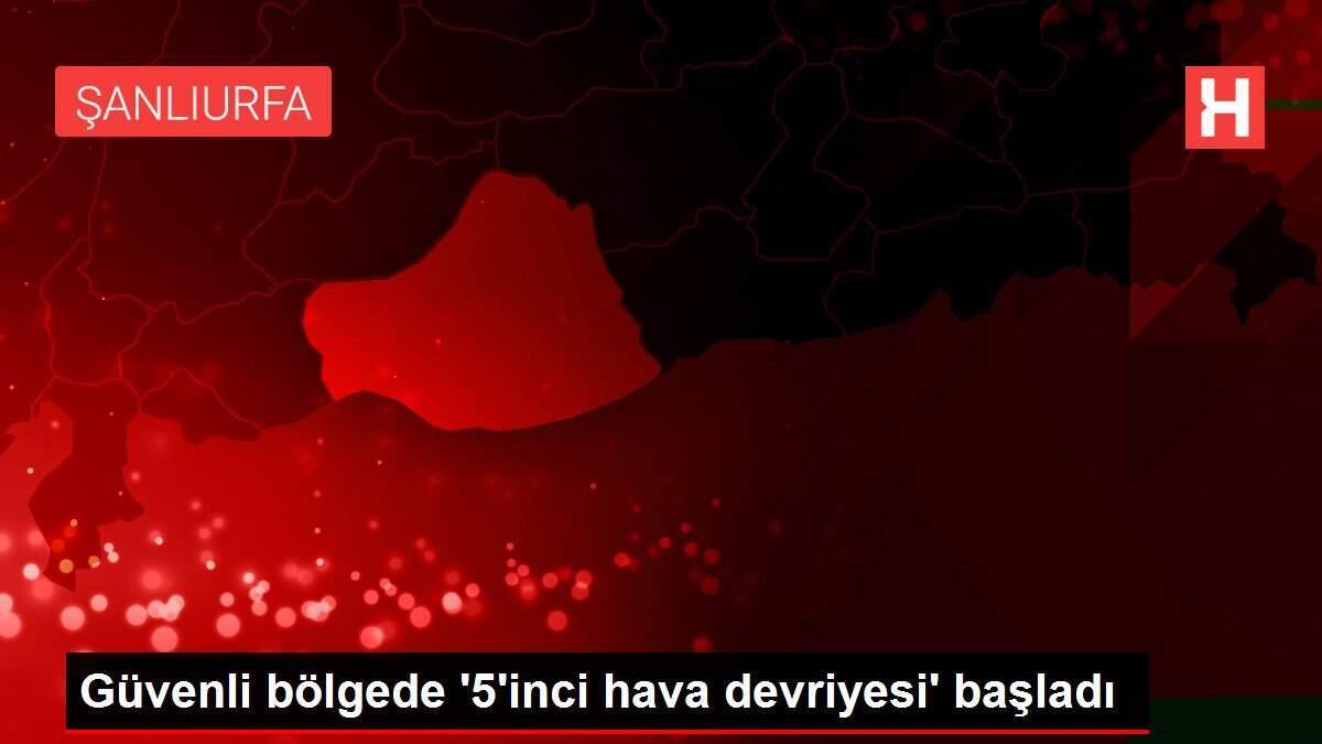 Güvenli bölgede '5'inci hava devriyesi' başladı Güvenli bölgede '5'inci hava devriyesi' başladı