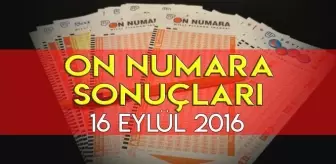 On Numara sonuçları 16 Eylül: MPİ ON Numara 893. hafta sonucu