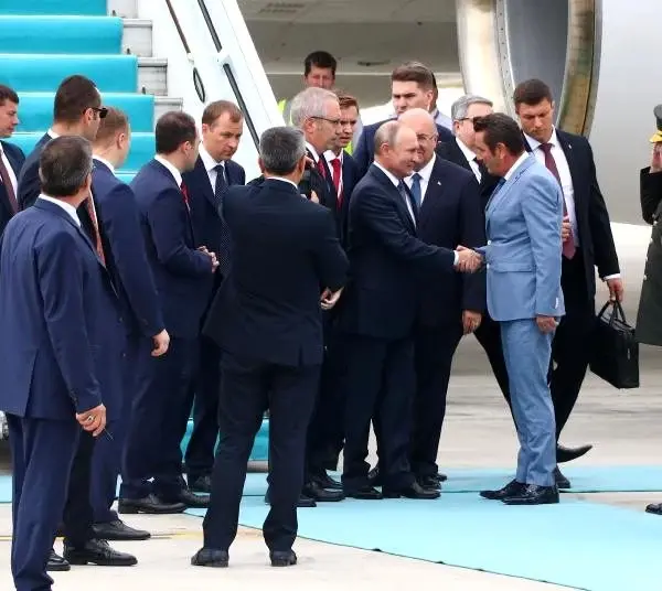 Rusya devlet başkanı putin, ankara'da