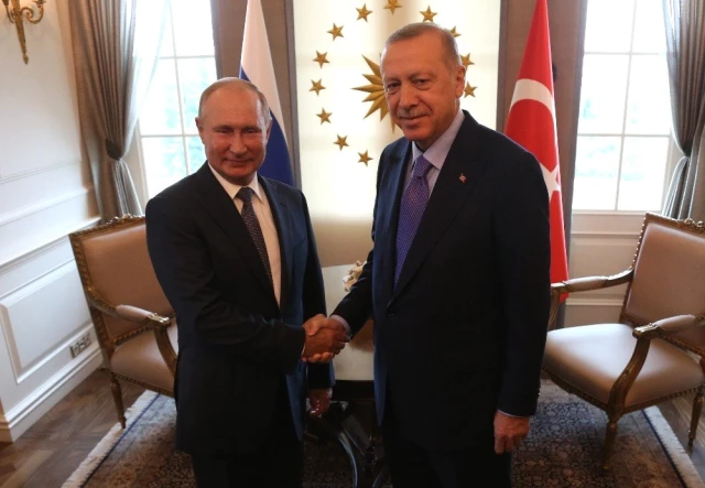 Cumhurbaşkanı Erdoğan ve Rusya Devlet Başkanı Putinden 