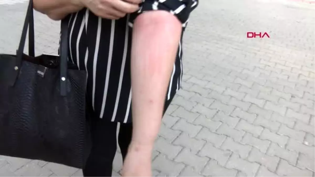 Adana genç kadını darp edip, üzerine siyah renkli sıvı madde döktüler