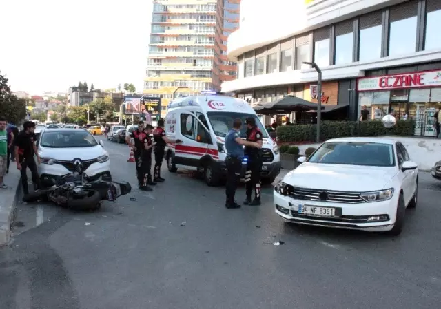 Ataşehir'de kaza: 1 polis yaralı Ataşehir'de kaza: 1 polis yaralı