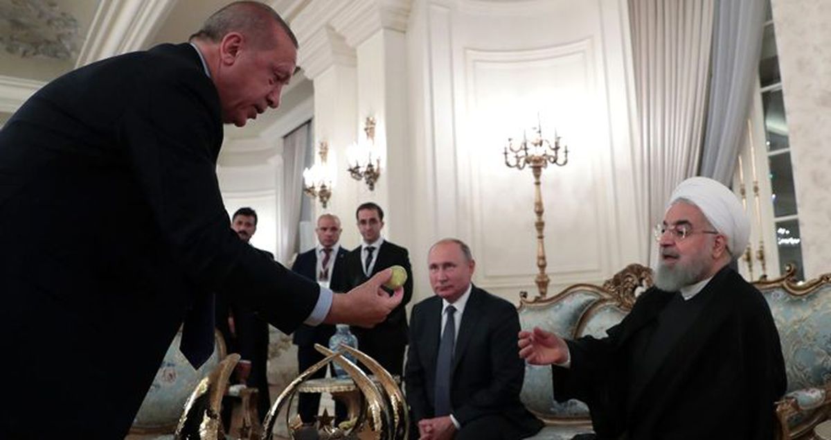 Cumhurbaşkanı Erdoğan'dan Putin ve Ruhani'ye incirli ağırlama
