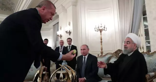 Cumhurbaşkanı Erdoğan'dan Putin ve Ruhani'ye incirli ağırlama