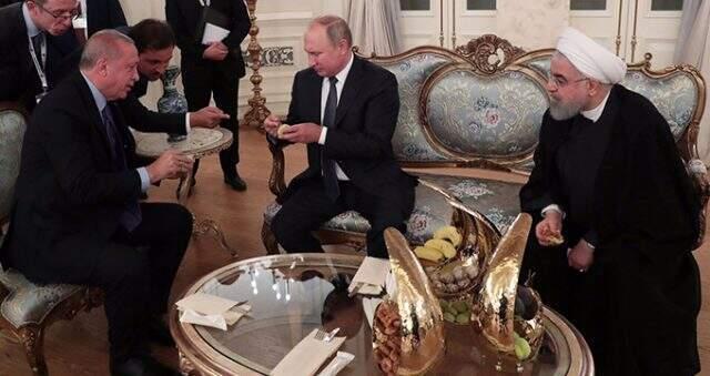 Cumhurbaşkanı Erdoğan'dan Putin ve Ruhani'ye incirli ağırlama