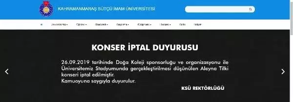 Aleyna Tilki'nin Kahramanmaraş'taki konseri, sosyal medyadan gelen tepkiler üzerine iptal edildi Aleyna Tilki'nin Kahramanmaraş'taki konseri, sosyal medyadan gelen tepkiler üzerine iptal edildi