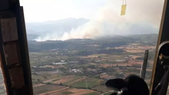 Serik'te orman yangını Serik'te orman yangını