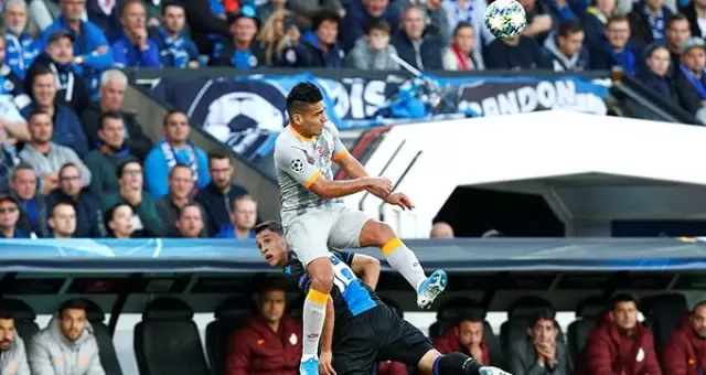 Bir grup Club Brugge taraftarı Galatasaray tribününe girmeye çalıştı!
