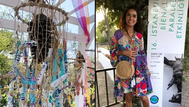 Burgazada'nın taşı toprağı sanat oldu Burgazada'nın taşı toprağı sanat oldu