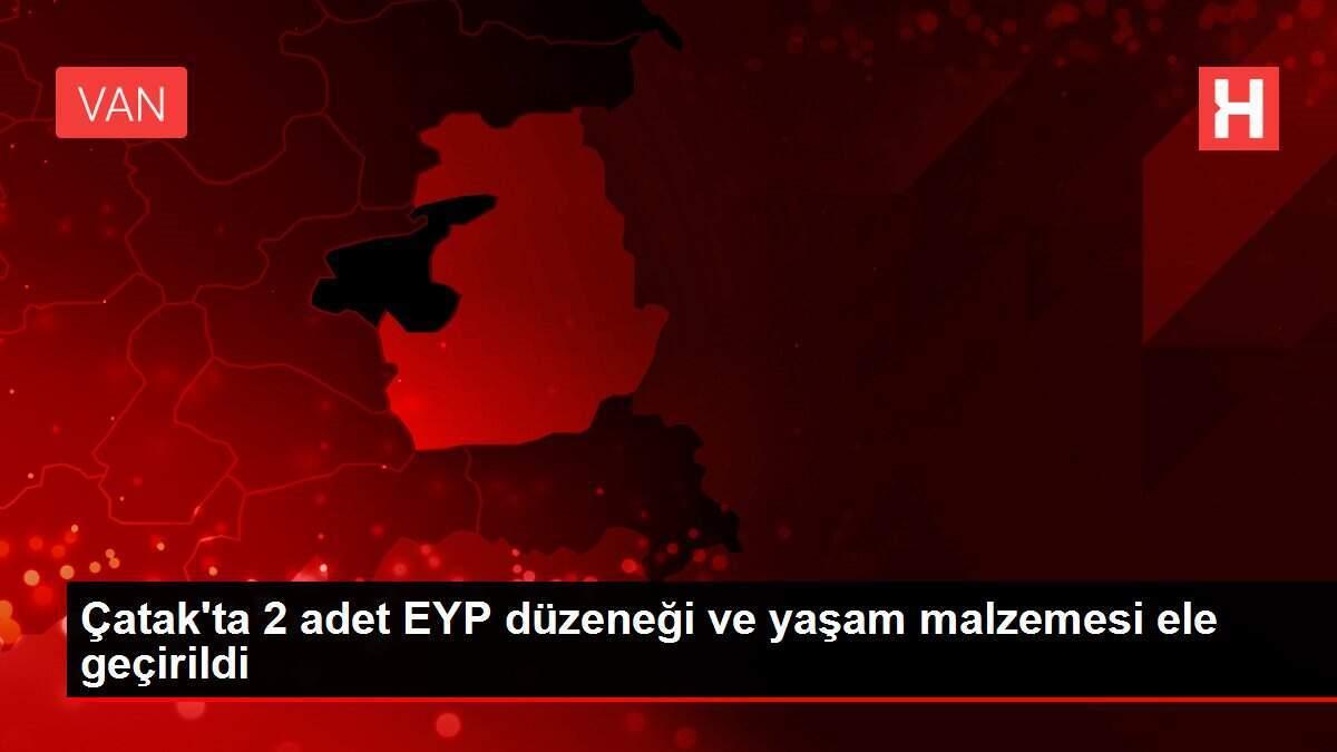 Çatak'ta 2 adet EYP düzeneği ve yaşam malzemesi ele geçirildi