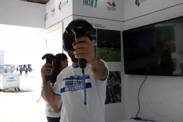 Hasan Kalyoncu Üniversitesi elektrikli bisikletiyle TEKNOFEST'te