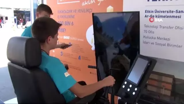Hasan Kalyoncu Üniversitesi elektrikli bisikletiyle TEKNOFEST'te