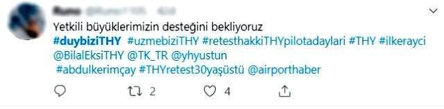Pilot olmak isteyen 30 yaşını aşmış üniversite mezunları Twitter'da gündem oldu
