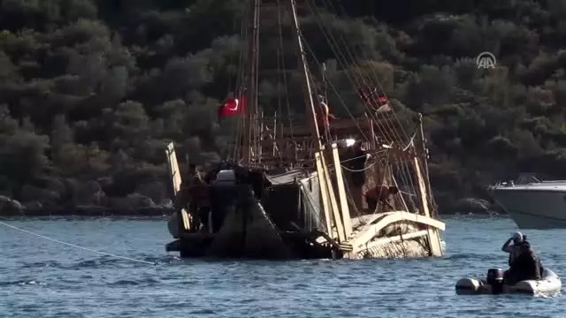 Antik dönem gemicilik simgesi 'Abora-IV' Kaş'a ulaştı Antik dönem gemicilik simgesi 'Abora-IV' Kaş'a ulaştı