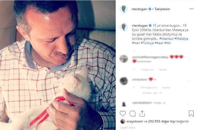 Cumhurbaşkanı Erdoğan 15 yıl önceki fotoğrafını yayımladı