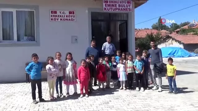 Emine Bulut adına kütüphane kurdu Emine Bulut adına kütüphane kurdu
